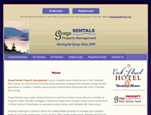 Tablet Screenshot of gorgerentals.com